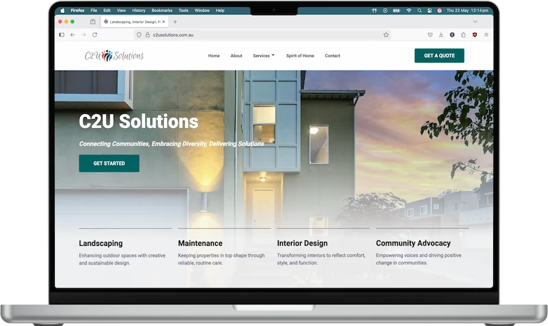 Website Design Mockup
